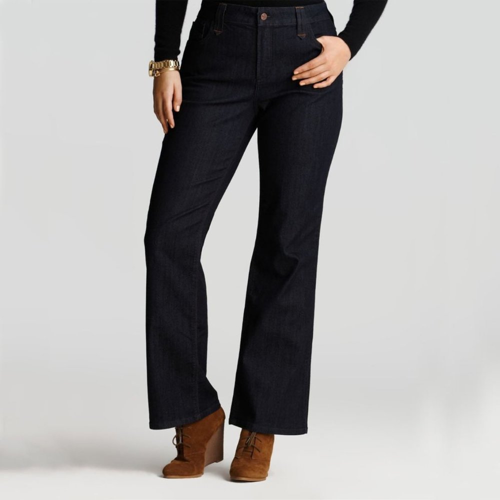 NYDJ Not Your Daughters Jeans 6p Black Heyden Excellent Condition
